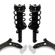 Front Complete Struts & Lower Control Arms for Volkswagen Jetta 2005-2018