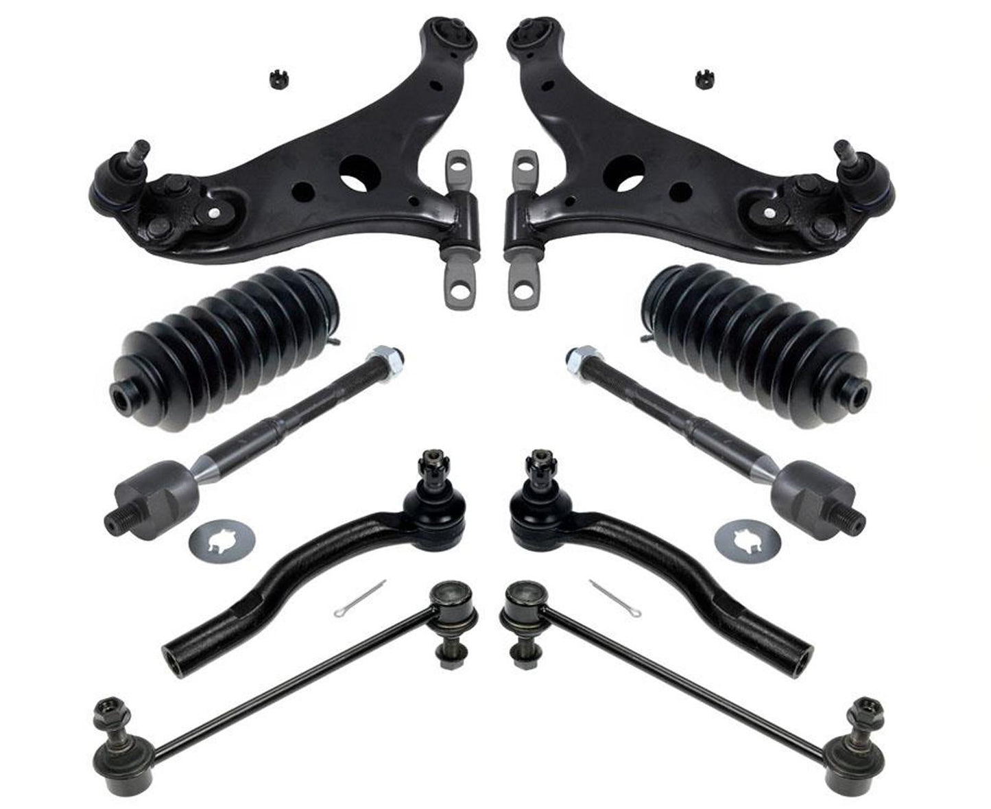 Lower Control Arms Out Tie Rods Sway Bar Links for Toyota Highlander 01-03 10pc