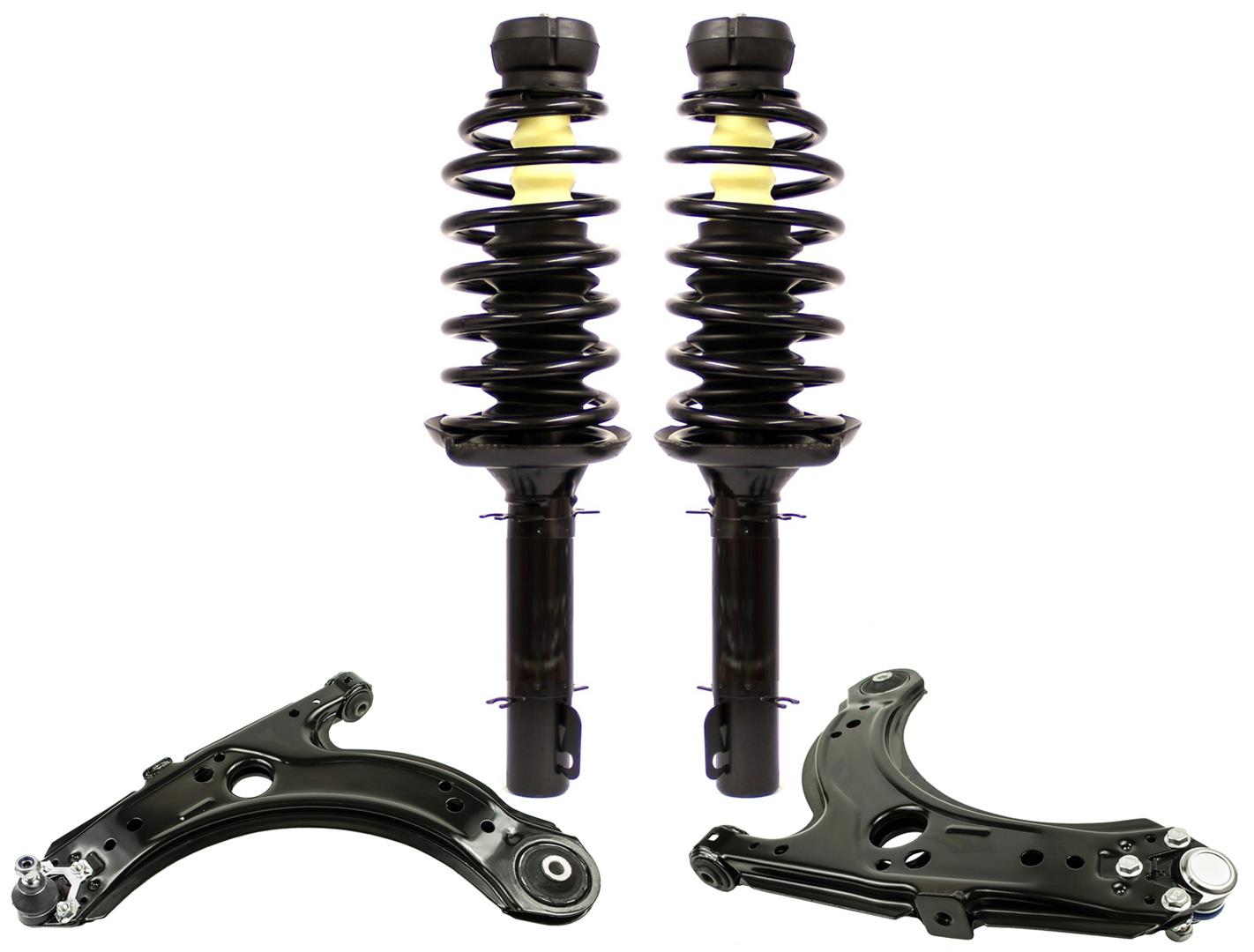 Brazos de control inferiores con puntales de resorte delanteros completos para Volkswagen Beetle 2003-2008