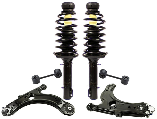 Puntales delanteros brazos de control inferiores enlaces de barra estabilizadora para Volkswagen Beetle 2003-2008