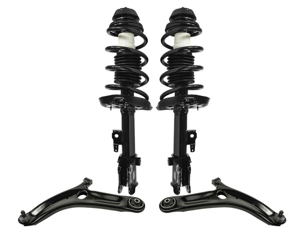 Front Complete Spring Struts Lower Control Arms for Kia Soul 2010-2013