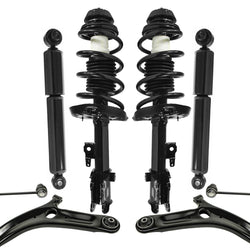 Puntales delanteros Amortiguadores traseros Brazos de control Enlaces de barra estabilizadora para Kia Soul 2010-2013