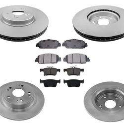 Rotores de freno de disco y pastillas de freno de cerámica para Honda Accord Sport Touring 2018-2020