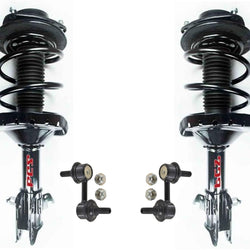 Front Coil Spring Strut Assembly Fits for 12-14 Subaru Impreza 2.0i Engine 4Pc