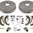 Rear Brake Drums Brake Shoes & Brake Spring Set for FORD ESCAPE 2008-2012 9pc