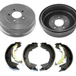 Rear Brake Drums and Organic Brake Shoes for Hyundai Sante Fe 2002-2004