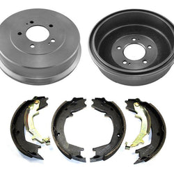 Rear Brake Drums and Organic Brake Shoes for Hyundai Sante Fe 2002-2004