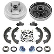 Tambores traseros Zapatas de freno Kit de resorte Rodamientos de rueda 12 piezas para Toyota Tercel 91-92