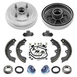 Tambores traseros Zapatas de freno Kit de resorte Rodamientos de rueda 12 piezas para Toyota Tercel 91-92