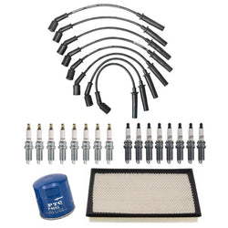 Ignition Wires Oil Air Filters Spark Plugs for Dodge Ram 1500 Pick Up 4.7L 08-13