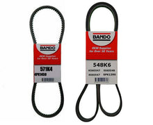 2 correas AC serpentina y direcciones asistidas para Ford Transit 3.5L 3.7L 15-19