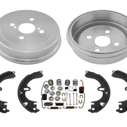 Tambores traseros, zapatas de freno traseras y kit de resorte de freno para GEO Prizm 1989-1992, kit de 4 piezas