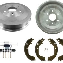 For 2009-2013 Chevrolet Silverado 1500 2 Rear Brake Drums & Rear Brake Shoes 4pc