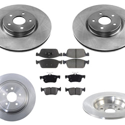 Almohadillas de cerámica para rotores de disco para Ford Escape 2017-2019 con tracción delantera 2.0L Turbo