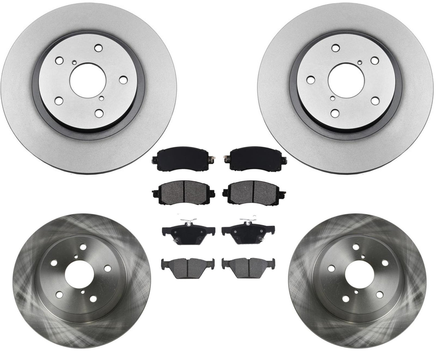 Disc Rotors Ceramic Pads Fits Subaru Forester Base 2019-2022 293MM Rotors