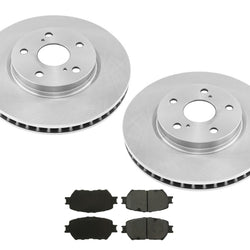 Freno de motor Camry V6 (2) rotores 31314 y pastillas de cerámica CD908