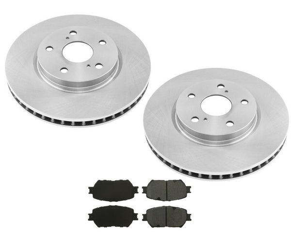 Freno de motor Camry V6 (2) rotores 31314 y pastillas de cerámica CD908