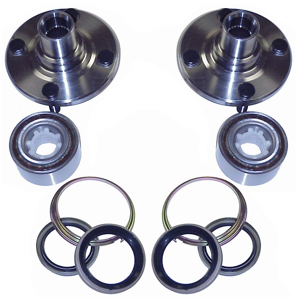 (2) All Front Wheel Hub & Bearing Repair Kit for Toyota 1988-2002 Corolla