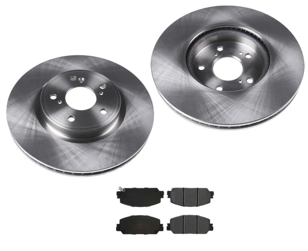 Front  Brake Rotors & Brake Pads For Honda CR-V 2017-2019 CR-V 1.5L 2020-2025