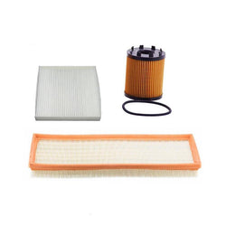 Engine Air Filter Cabin Filter Oil Filter for 12-17 NON Turbo Fiat 500 1.4L 3p