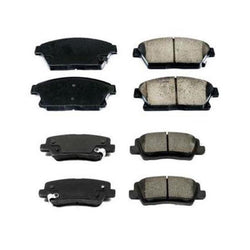 Front & Rear Ceramic Brake Pads FIts 13-17 Cadillac ATS JE5 / Non Brembo 2p