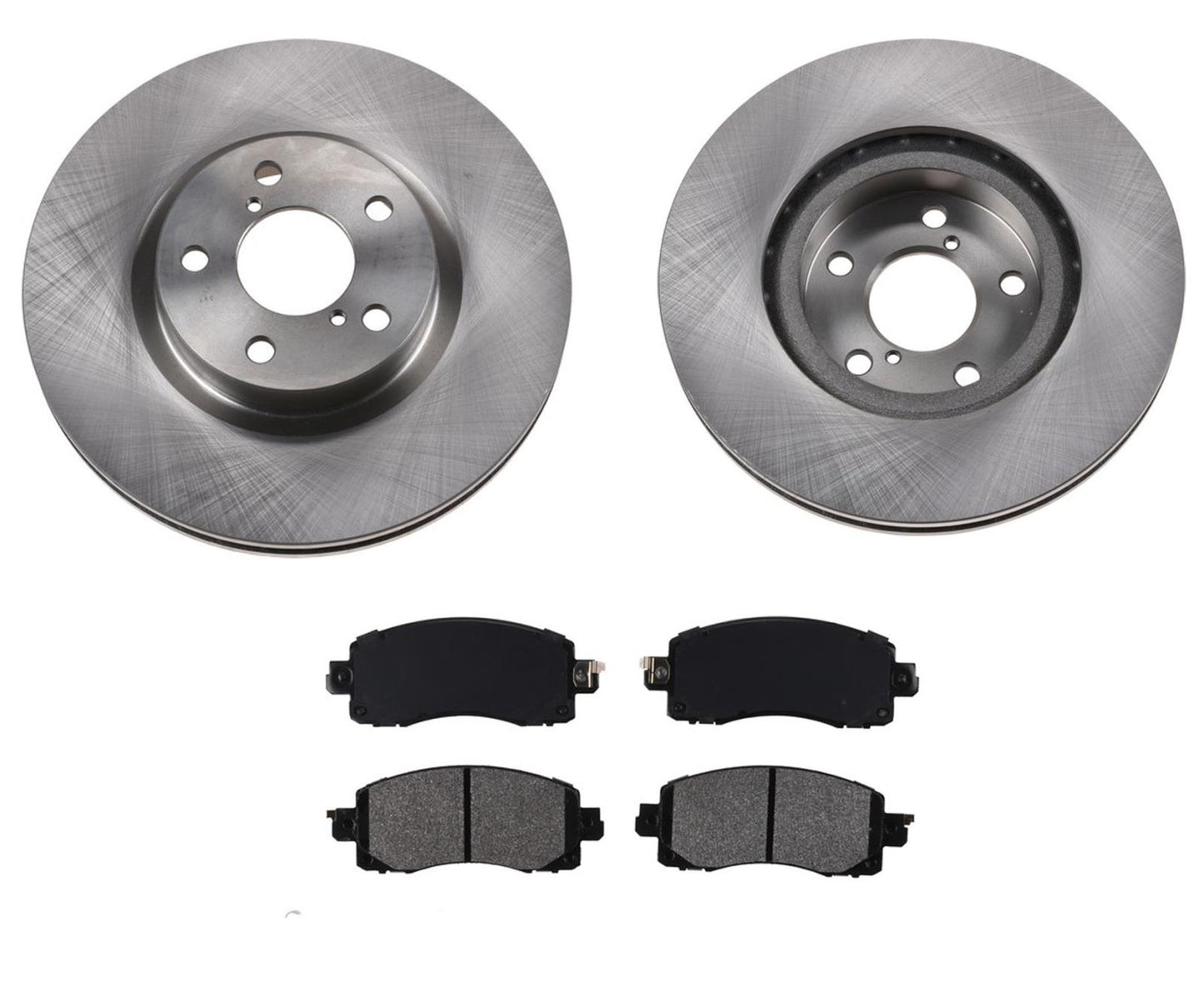 Disc Rotors Ceramic Pads Fits For Standard 277MM Rotors 17-21 Subaru Impreza 3pc