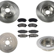 Almohadillas de cerámica para rotores de disco, se adaptan a rotores más grandes de 294 mm, 17-21 Subaru Impreza, 3 piezas