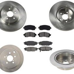 Almohadillas de cerámica para rotores de disco, se adaptan a rotores más grandes de 294 mm, 17-21 Subaru Impreza, 3 piezas