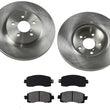 Almohadillas de cerámica para rotores de disco, se adaptan a rotores más grandes de 294 mm, 17-21 Subaru Impreza, 3 piezas