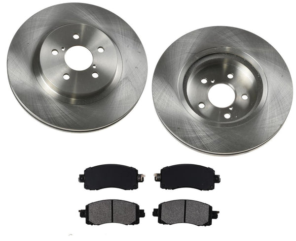Almohadillas de cerámica para rotores de disco, se adaptan a rotores más grandes de 294 mm, 17-21 Subaru Impreza, 3 piezas