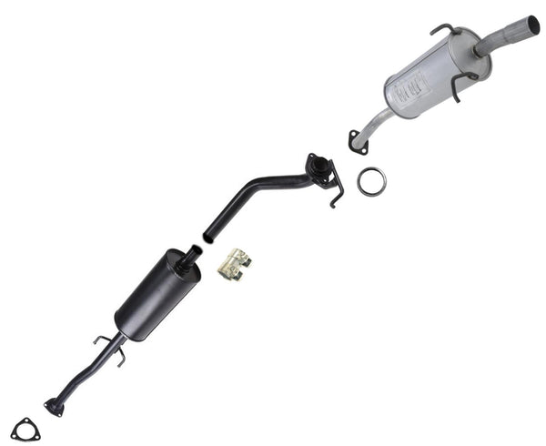 Tubo de resonador medio y silenciador para Honda CR-V 2010-2011 CONSTRUIDO EN EE. UU./MÉXICO