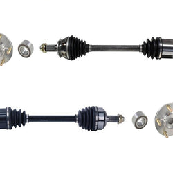 Front Axles Left & Right Wheel Hubs Bearing Kits For ELEMENT 2003-2011 DX LX