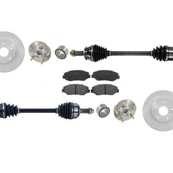 Front Axles Wheel Hub Kits Ceramic Pads & Rotors For ELEMENT SC 07-10 7 PCS