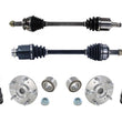 Front Axles Wheel Hub Kits & Ball Joints For ELEMENT SC 07-10 6 Pcs Kit