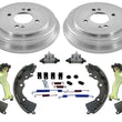 Fits 06-11 Rio 07-11 Accent (2) Brake Drums & Shoes & Wheel Cylinders Springs