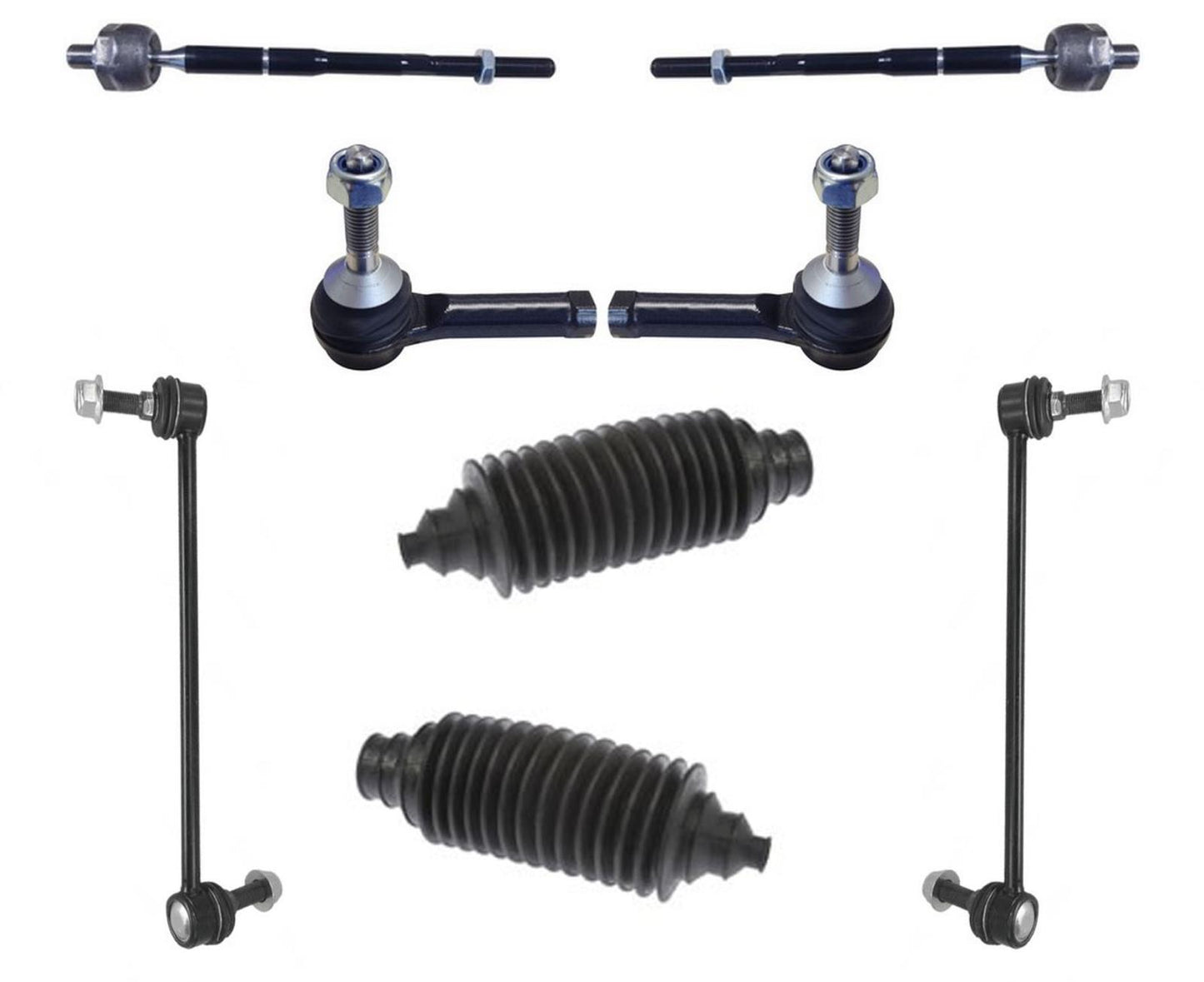 Nuevas varillas de amarre interiores y exteriores y eslabones de barra estabilizadora para Ford Explorer 11-19, 8 piezas