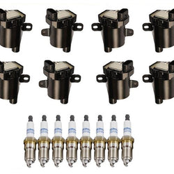 (8) Round Ignition Coil With A.C Iridium Spark Plugs 2007-2013 Tahoe