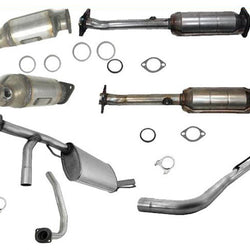 Catalytic Converters & Muffler Exhaust System Complete for 05-10 Nissan Xterra