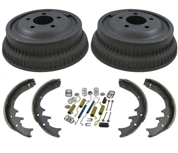 Zapatas y resortes de tambor de freno trasero más grandes de 10" Grand Cherokee 93-96 y Cherokee 93-01