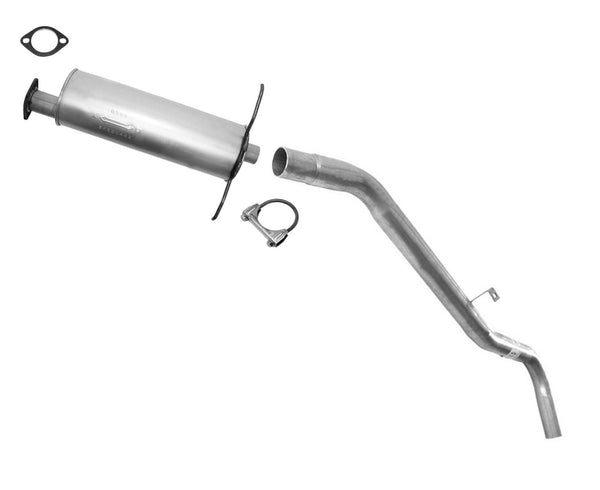 Middle Muffler & Tail Pipe for Nissan Pick Up 4X4 2.4L with 116" WB 1996-1997