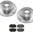 2007-2008 ES350 Avalon Camry Rotores y pastillas de freno TRASERO