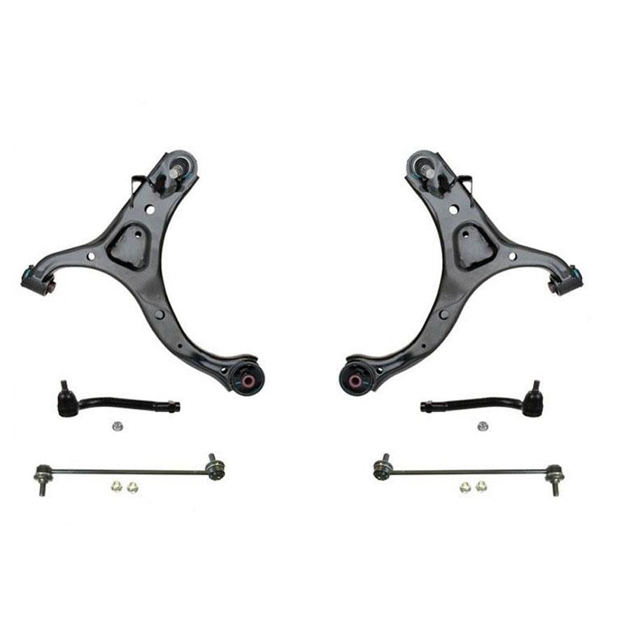 Front Control Arms Ball Joint Tie Rods for Hyundai Santa Fe 2007 2008 2010 2012