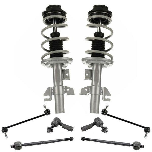 Front Complete Spring Struts Sway Bar Links & Tie Rods for Dodge Dart 2013-2016