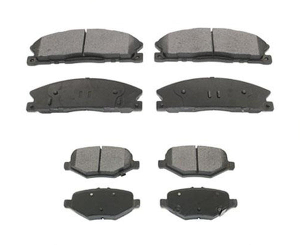 13-14 Explorer MKT WITH HEAVY DUTY BRAKES Front & Rear Brake Pads