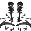 Suspension Kit with Struts Control Arms Tie Rods 12pc for Toyota Corolla 96-02