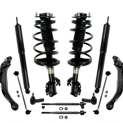 Front Complete Strut Rear Shocks Control Arms Tie Rods Links Fits 98-03 Sienna
