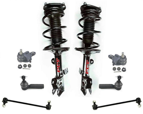 Barras de acoplamiento de rótulas de puntales delanteros para transmisión manual Toyota Matrix S 2.4L