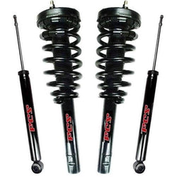 Puntal y soportes de resorte rápido delantero + amortiguadores traseros para Hyundai Sonata 06-2008 4 piezas