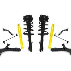 Brazos de control de amortiguadores delanteros y amortiguadores traseros para Rav4 06-08 Base y kit limitado de 10 piezas