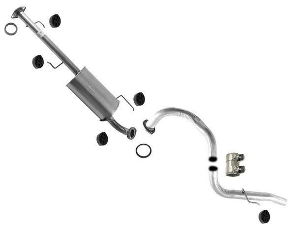 Para Toyota 2007-2014 FJ 4.0L sistema de tubo silenciador de escape estilo OE hecho en EE. UU.